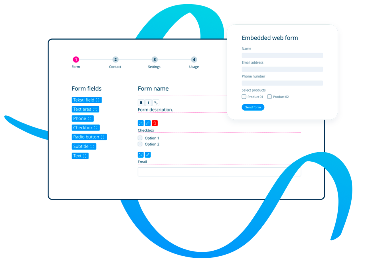 Visma Sign webform illustration